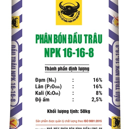 NPK ĐẦU TRÂU 16-16-8